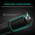 MARS HYDRO 6 Inch Carbon Filter, Inline Air Filter Odor Control with Australian Virgin Charcoal, Carbon Filter for Inline Fan, Grow Tent, Hydroponics, Pre-Filter Included, Reversible Flange