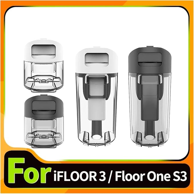 Replacement Clean/Dirt Water Tank,Compatible For Tineco, IFloor 3 Breeze/Floor One S3 Wet Dry Vacuum Cleaner Accessories Parts Large Capacity(White clean)