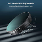 SmallRig Nano VND 1-5 Stop Filter for DJI Osmo Nano, Variable ND2-ND32 Filter, Adjustable ND Filters, Made of Multicoated HD Optical Glass, Includes Storage Case