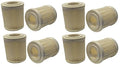 Arrow Pneumatics 3 Micron Replacement Filter Element EK35-3, Particulate Moisture Removing F3 Filters (3um, 08 Pack)