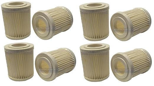 Arrow Pneumatics 3 Micron Replacement Filter Element EK35-3, Particulate Moisture Removing F3 Filters (3um, 08 Pack)