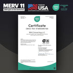 BNX TruFilter 20x20x2 Air Filter MERV 11 (4-Pack) - MADE IN USA - Allergen Defense Electrostatic Pleated Air Conditioner HVAC AC Furnace Filters for Allergies, Dust, Pet, Smoke, Allergy MPR 1200 FPR 7