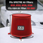 FILTERWEARS Pre-Filter F102R For SPECTRE 8131 8132 8136 8138 K&N RG-1001