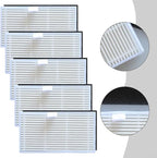 Washable HEPA Filters For Uninell UR3 Robot Vacuum Cleaner, Filter Paper Captures Fine Dust, Sturdy And Long-Lasting, Helps Keep Air Fresh And Floors Hygienic(10 PACK)
