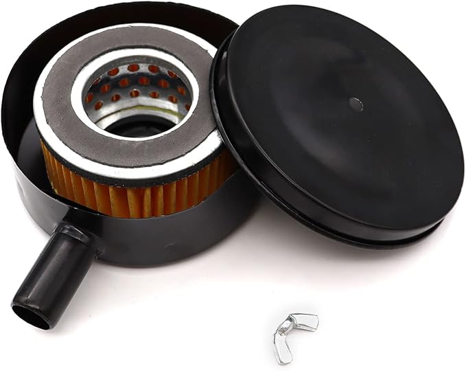 1/2" PT 20mm Thread Air Compressor Silencer Intake Filter Sound Muffler with a Replacement Element H-076