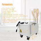 Industrial Ultrasonic Humidifier Cooler Sprayer 3kg/h Portable Continuous Cool Mist Maker Humidifier Commercial with Humidistat and Remote Sensor for Greenhouse Large Room