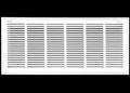 HVAC Premium 28 x 12 Duct Opening Steel Return Air Filter Grille, for 1-inch Filter, Removable Door, Flat Stamped HVAC Vent Cover Grille, Outer Dimensions 30.5 x 14.5