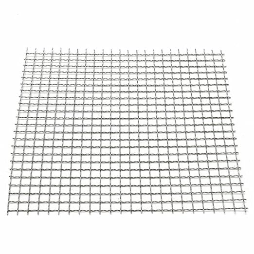 1pc Mesh Filtration Wire Screen, 4 Mesh Size 7.5-100cm Weave Wire Mesh Sheet, for Industrial Filters Sheet Filtration Screen(12 * 24 inch)