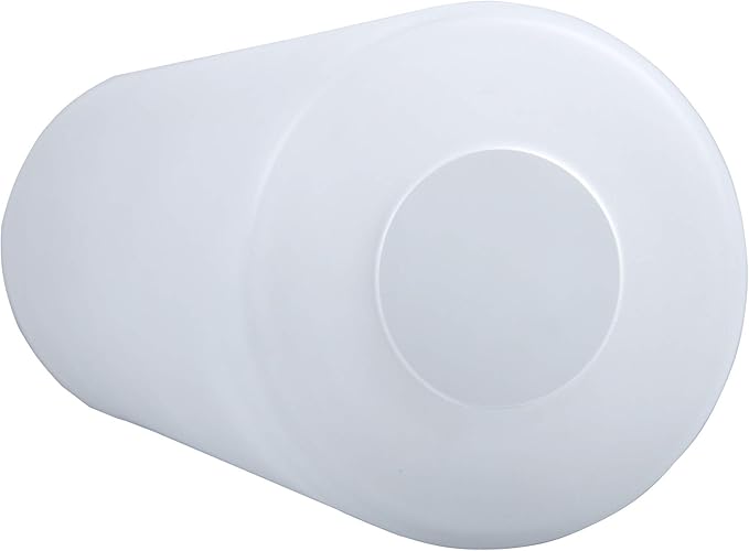 GoLucky Glass Cylinder Shade Accessory for Lamp Fixture - Replacement Glass Piece with 1-5/8 Inch Fitter - 4"D x 9"H