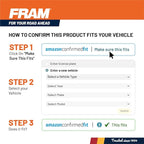 FRAM Extra Guard CA10169 Replacement Engine Air Filter for Select Toyota, Lexus, Pontiac, and Scion Models, Provides Up to 12 Months or 12,000 Miles Filter Protection