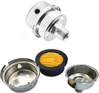 2 PACK Air Compressor Silencer Filter, Metal Air Compressor Intake Filter Sound Muffler Silencer for Air Compressor, Silencer, Fliter (1/2 PT 20MM)