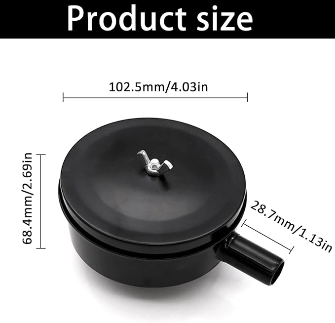 1/2" PT 20mm Thread Air Compressor Silencer Intake Filter Sound Muffler with a Replacement Element H-076