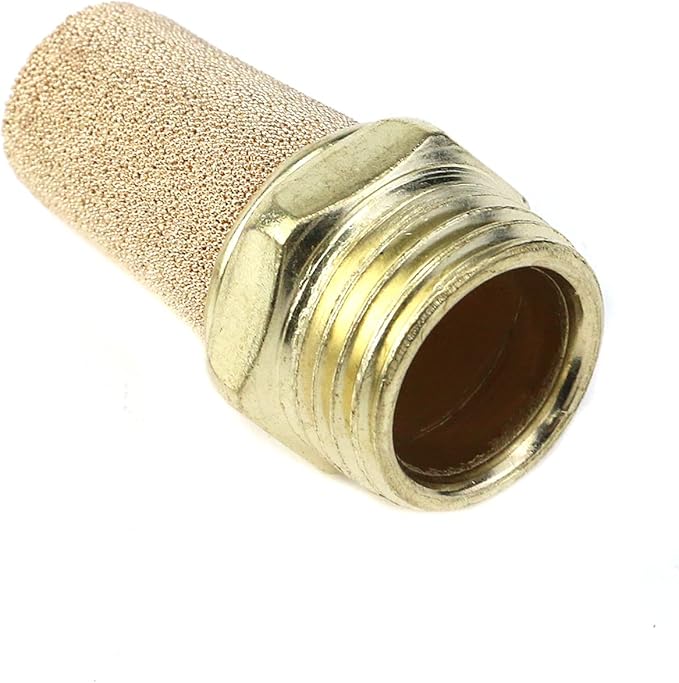 5PCS Exhaust Silencer 1/2" Exhaust Muffler Air Line Fitting for Cylinders Pneumatic Tools