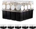 5 Set Monotub with Filter Disks 43.5 Quart Mushroom Grow Kit Vegetable Planting Tray Mini Greenhouse Germination Box for Seeds Growing Starting