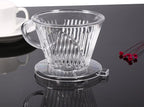 Rengue Transparent Reusable Coffee Filter, Heat, Cone Shape, Portable, Dishwasher Safe, 115g Transparent Reusable Coffee Filter, HighFired Nan Kitchen