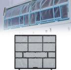 Wall Mounted Air Conditioner Dustproof Filter Cover,Plastic Indoor Unit Air Outlet Screen Compatible with Household Split System AC(35.3X29cm)