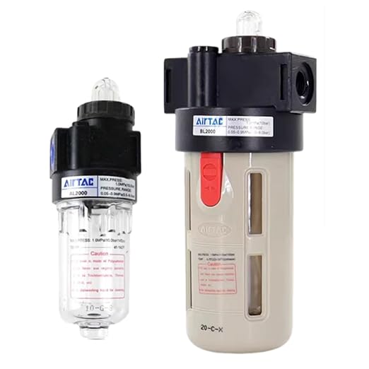 Compressed Air Line Lubricator Airtac BL4000 1/2'' NPT 0-145 Psi Oil for Pneumatic System Source Treatment