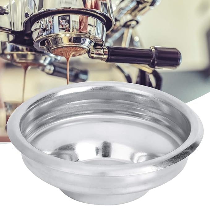 GOTOTOP Coffee Filter, Stainless Steel Filter Basket for 58mm SemiAutomatic Machines, Perfect for Home Baristas and Coffee Shops (Single serving)