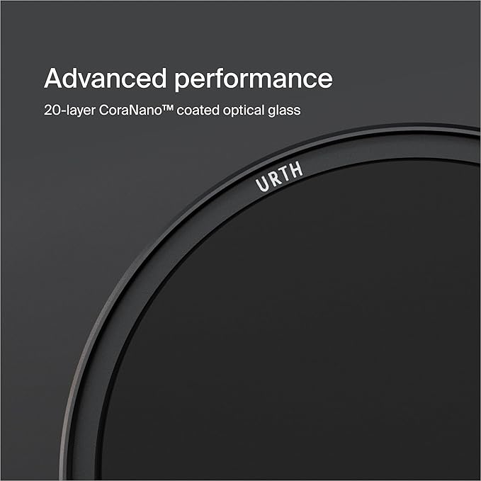 Urth 52mm Magnetic Ethereal Black Mist ½ Diffusion Lens Filter (Plus) — Cinematic Effect, 20-Layer Nano-Coated Light Dispersing Particles