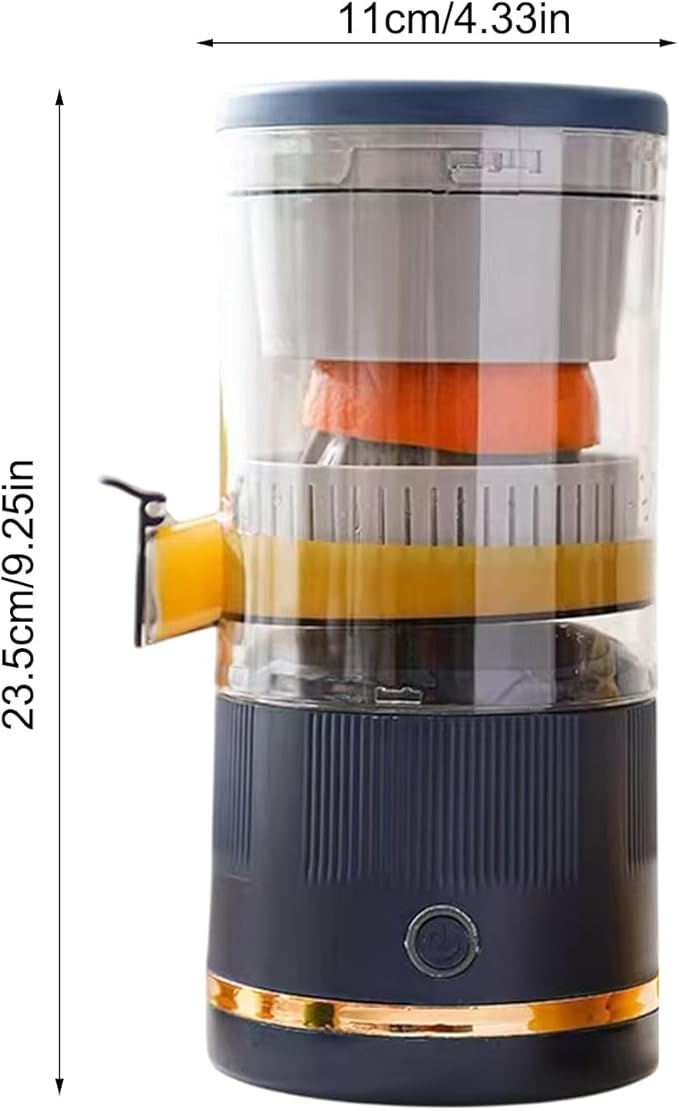 Juicer Blender Machine, Electric Citrus Press Squeezer, Portable Fruit Juice Container, Sturdy Efficient Build Value, Easy Clean Procedure Feature, Top Performance Beverage Tool, Grapefruit Orange Use