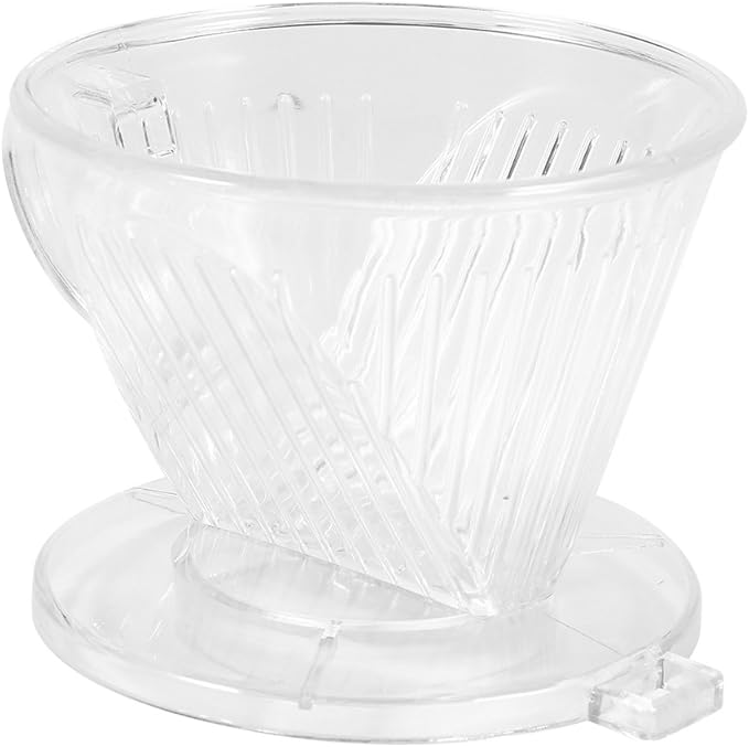 Rengue Transparent Reusable Coffee Filter, Heat, Cone Shape, Portable, Dishwasher Safe, 115g Transparent Reusable Coffee Filter, HighFired Nan Kitchen