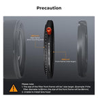 K&F CONCEPT 58mm Black Diffusion Mist Effect 1/4 & Variable ND2-32(1-5 Stops) & Circular Polarizing Filter CPL-in 1 Lens Filter with 18 Multi-Coatings for Camera Lenses (K-Series)