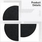 12 Pcs Activated Carbon Filters For Trash Can, Odor Absorbing Replacement Cartridges, 0.2 In / 0.5 Cm, For Compost Bucket And Litter Box