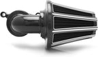 Big Sucker cone Air filter intake for harley air Cleaner Sportster Softail fatboy heritage dyna touring street road king Glide (Gauge style -Black, TypeB: Touring 01-07, Softail Dyna 99-15)