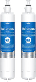 Waterdrop WD-F19C Replacement for GE® RPWFE®, RPWF (with CHIP) Refrigerator Water Filter, Compatible with GFE28GBLTS, GFE28GGKBB, GFE28GSKSS, PFE28KSKSS, PFE28KMKES, 2 Filters Package May Vary