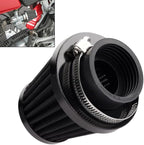 Mtsooning Motorcycle Air Filter Pod, 39mm Washable Universal Clamp-On Breathers, Cone Intake filter Replacement for ATV Dirt Pit Bike Go Kart Motorbike