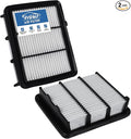 2PCS Engine Air Filter Fit for Honda Accord 2022 2021 2020 2019 2018 (Gas Only, L4 1.5L) Air Filter for My Car Replacement Engine Filter Automotive Accessories# CA12290 17220-6A0-A00