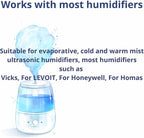 Nispira Mist Demineralization Cartridge Filter Replacement Compatible with Homedics Vick Total-Comfort Ultrasonic Humidifier | Prevents Mineral Deposit Hard Water White Dust | 24 Packs