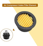 Pack of 6 Air Compressor Silencer Replacement Elements, Air Compressor Intake Filter Silencer Elements, Air Compressor Filter Noise Muffler Elements Replacement Parts