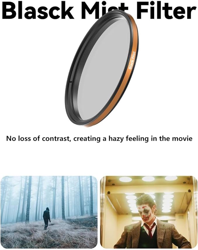 Fotorgear Camera Lens Filter,67mm Universal Phone Polarizer Filter Professional Photography for Camera Lens 67mm Clip On Filters CPL ND Black Mist Gold Streak for iPhone Xiaomi Huawei(CPL)
