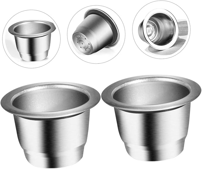 Homoyoyo 6pcs Reusable Coffee Filter Cups Compact Professional Coffee Strainers for Home and Restaurant Use Filter Accessories