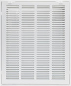 16"W x 20"H [Duct Opening Size] Steel Return Air Filter Grille - Removable Face/Door for 1 inch Filters -HVAC Vent Cover Grill - White [Outer Dimensions: 18 5/8"W X 22 5/8"H]