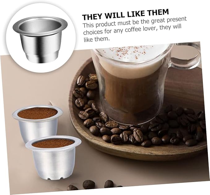 Homoyoyo 6pcs Reusable Coffee Filter Cups Compact Professional Coffee Strainers for Home and Restaurant Use Filter Accessories