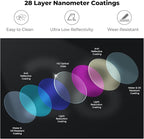 K&F CONCEPT Snap On CPL ND Filter Kit Compatible with DJI Osmo Action 6, 4 Pack CPL ND8 ND16 ND32 Neutral Density Polarizing Action 6 Filter Camera Accessories, Multicoated HD Optical Glass
