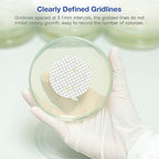 SimPure MCE Gridded Membrane Filter Sterile, 47mm Diameter and 0.45um Pore Size, Individual Pack Membrane Disc Filter, Hydrophilic Filter Paper, Pack of 100