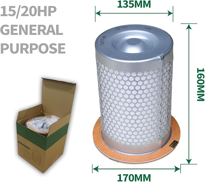 DB2074 DB2132Oil Separator Compatible, 15KW/20HP Replacement Part Element for Air Compressor Filter System