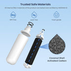 GLACIER FRESH Water Filter LT1000PC Replacement for Refrigerator, Compatible with MDJ64844601, ADQ747935 ADQ74793504 Water Filter (6 Pack)