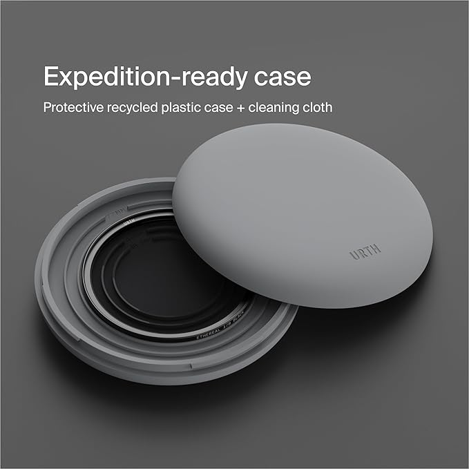 Urth 58mm Magnetic Ethereal Black Mist ⅛ Diffusion Lens Filter (Plus+) - Cinematic Effect, 20-Layer Nano-Coated Light Dispersing Particles