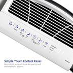 AIRDOCTOR 3500i SMART Air Purifier for Living Rooms & Bedrooms. 3 Stage Filtration with Pre-Filter, UltraHEPA, Carbon/VOC. Captures Particles 100x Smaller Than HEPA Standard
