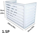 Outdoor air conditioning fence, multifunctional air conditioning privacy screen, outdoor air conditioning hidden protective cover, sturdy and durable,easy to install,suitable for gardens and balconies