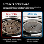 watchget 53mm Espresso Puck Screen Reusable Mesh Coffee Filter 0.8mm Thickness Puck Screen Stainless Steel Lower Shower Screen for 54mm Protafilter Basket