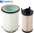 (Upgrade) 6.7L Cummins Fuel Filter Water Separator set for 2019 2020 2021 2022 2023 2024 Ram Turbo Diesel Engines 68157291AA and 68436631AA