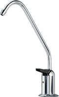 Watts Premier Standard Air Gap Auxiliary Faucet with 1/4" Supply Tubing Connection for RO Reverse Osmosis Water Filtration Systems, Touch N'Flow Spring Loaded Handle, Chrome