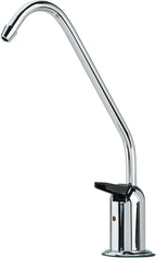 Watts Premier Standard Air Gap Auxiliary Faucet with 1/4" Supply Tubing Connection for RO Reverse Osmosis Water Filtration Systems, Touch N'Flow Spring Loaded Handle, Chrome