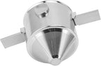 Portable Pour Over Coffee Maker Stainless Steel Reusable Coffee Filter Hand Brewed Dripper For Home Travel Office 304 Stainless Steel Material Lightweight Compact Design