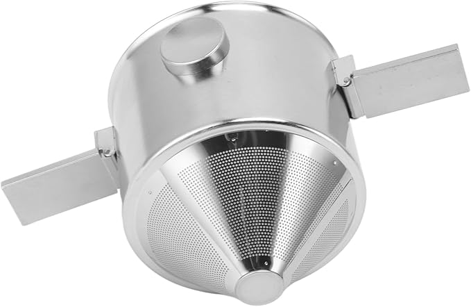 Portable Pour Over Coffee Maker Stainless Steel Reusable Coffee Filter Hand Brewed Dripper For Home Travel Office 304 Stainless Steel Material Lightweight Compact Design